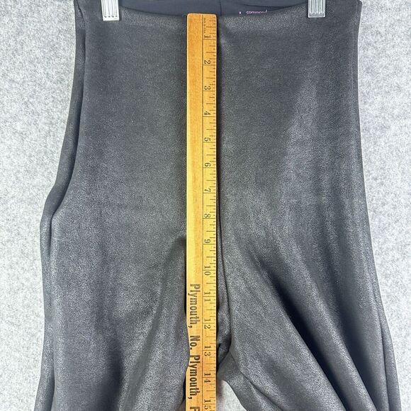 Commando Faux Leather Leggings Womens Small Black Stretch Perfect Control Pants - Picture 9 of 11